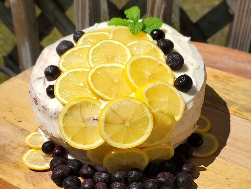 Backwoods Blueberry Burst Cake
