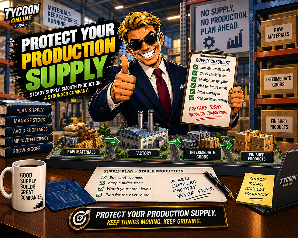 Keep enough essential materials available to prevent delays and maintain steady production.