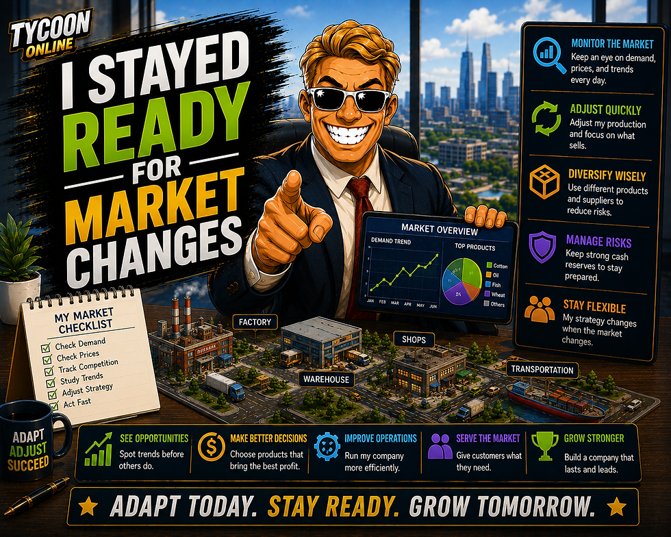 Careful planning helps your company adjust quickly when prices, demand, and competition change.