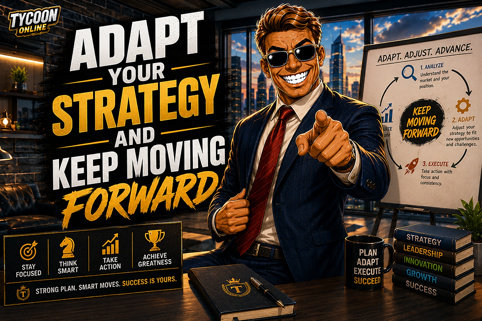 I-adjust ang strategy kapag kinakailangan, matuto mula sa bawat desisyon, at palaguin ang kumpanya nang may malinaw na purpose.