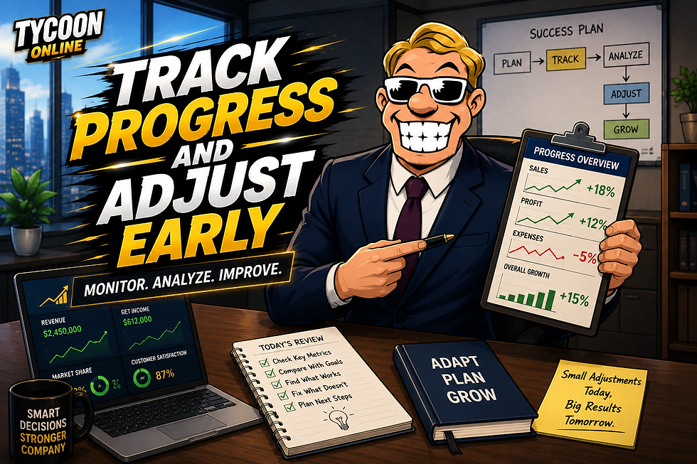 Regularly checking your company helps you fix problems before they grow.