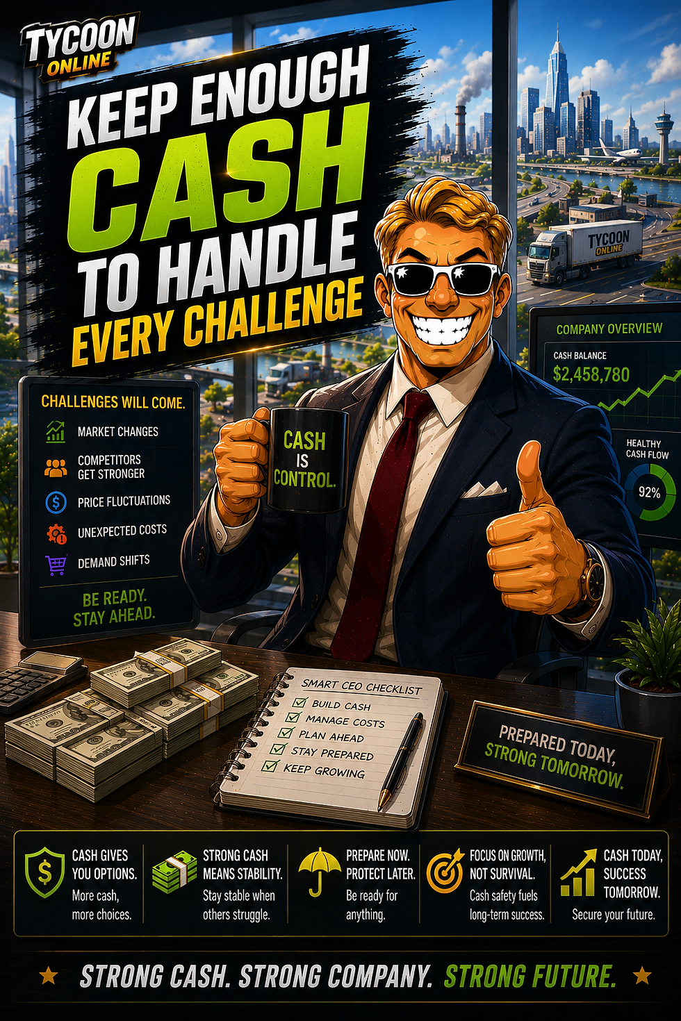 Build a Strong Company Before Climbing the Ranks in Tycoon Online