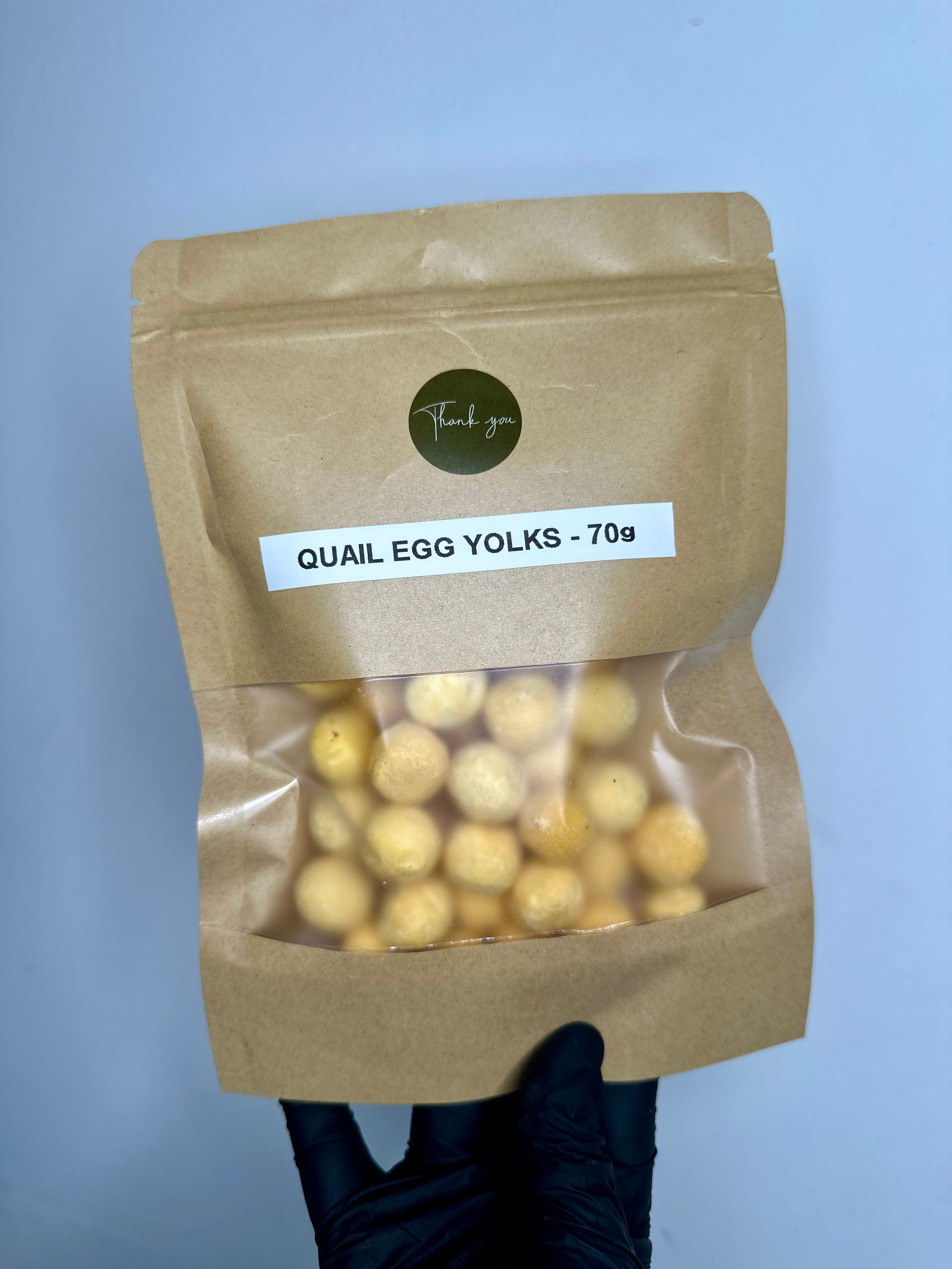Freeze Dried Quail Egg Yolks - 70g
