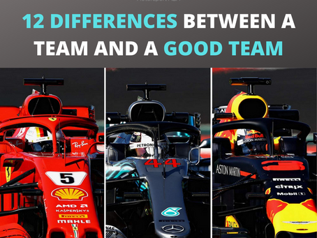 THE 12 DIFFERENCES BETWEEN A TEAM AND A GOOD TEAM