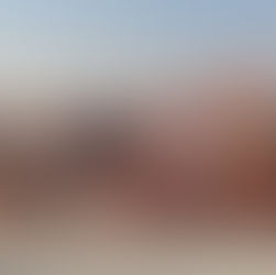 Main Dakar Rally camp in the Saudi Arabian desert, with event flags, sponsor banners, and the stage set up under the evening sun.