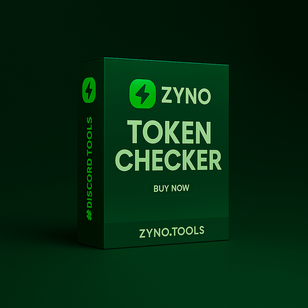 Logo of Zyno Tools, a Discord token checker tool with many advanced features.