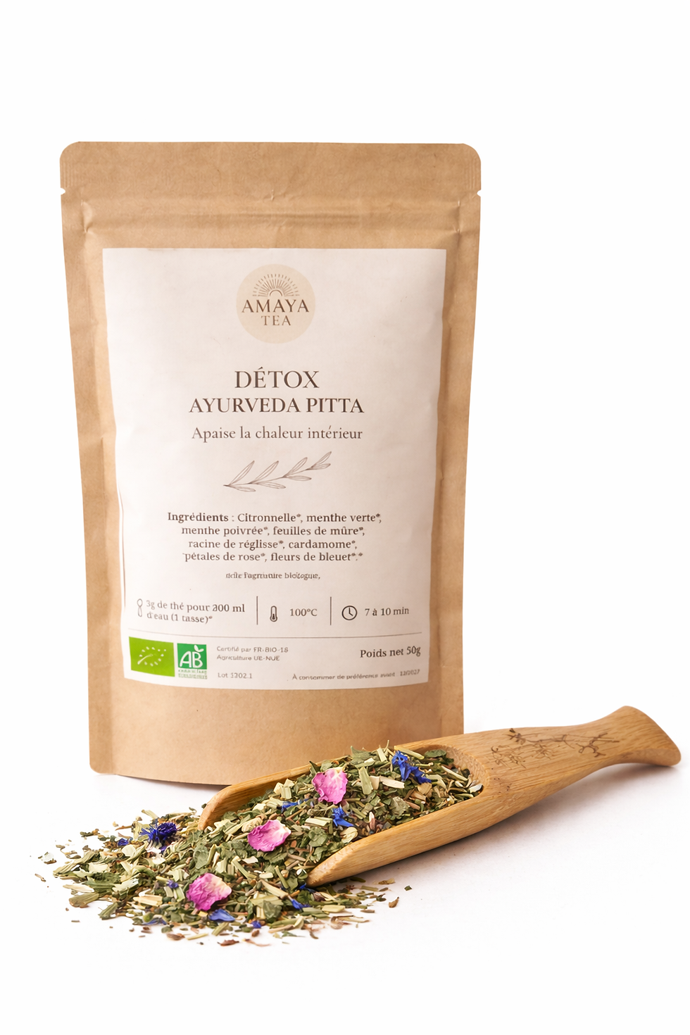 infusion ayurvédique bio Amaya Tea mélange bien-être