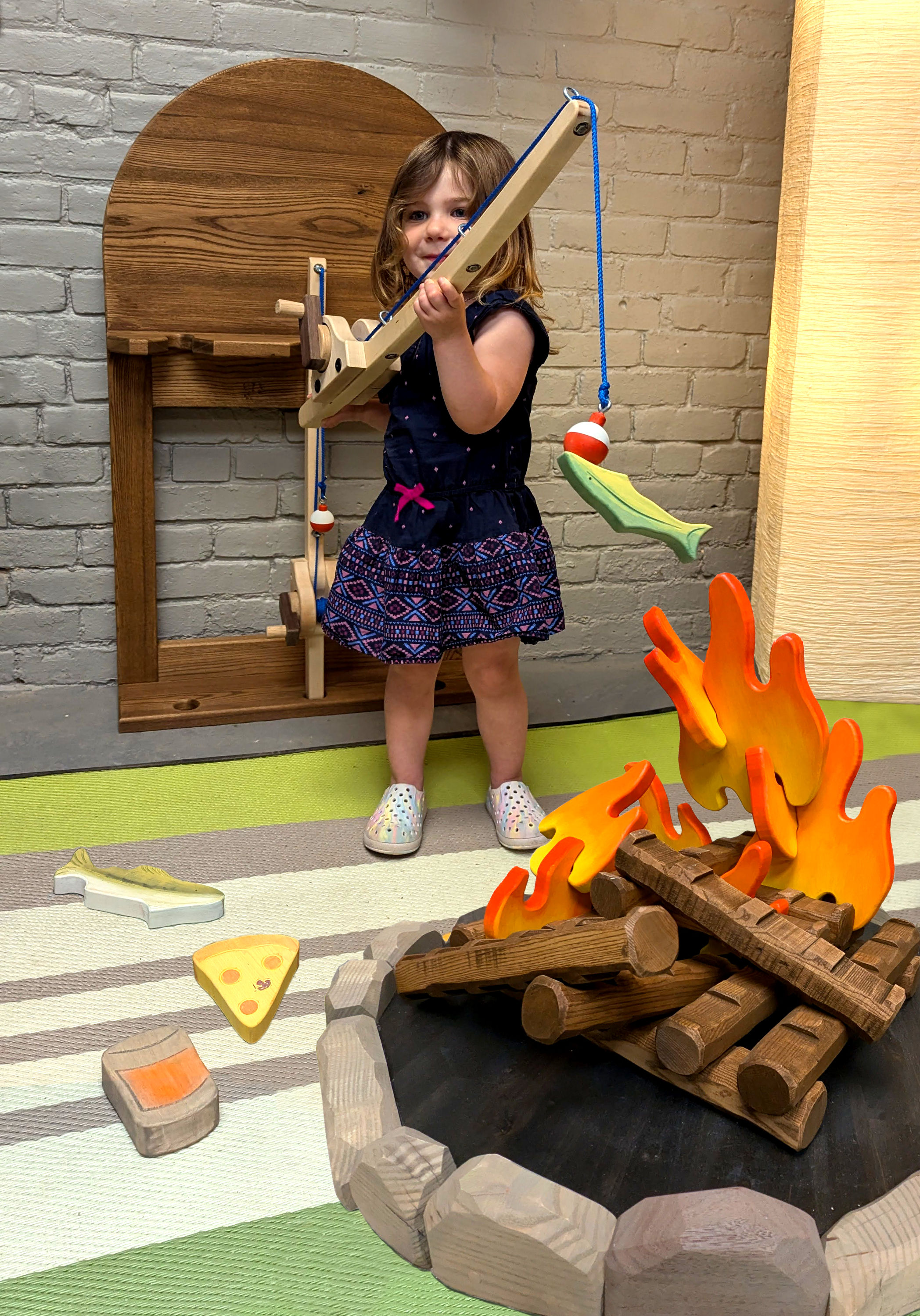 Camping Bundle: Fishing Poles and Campfire