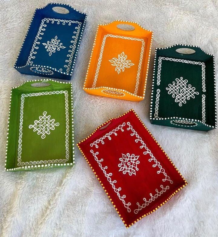 Thumbnail: Kolam Wooden Tray