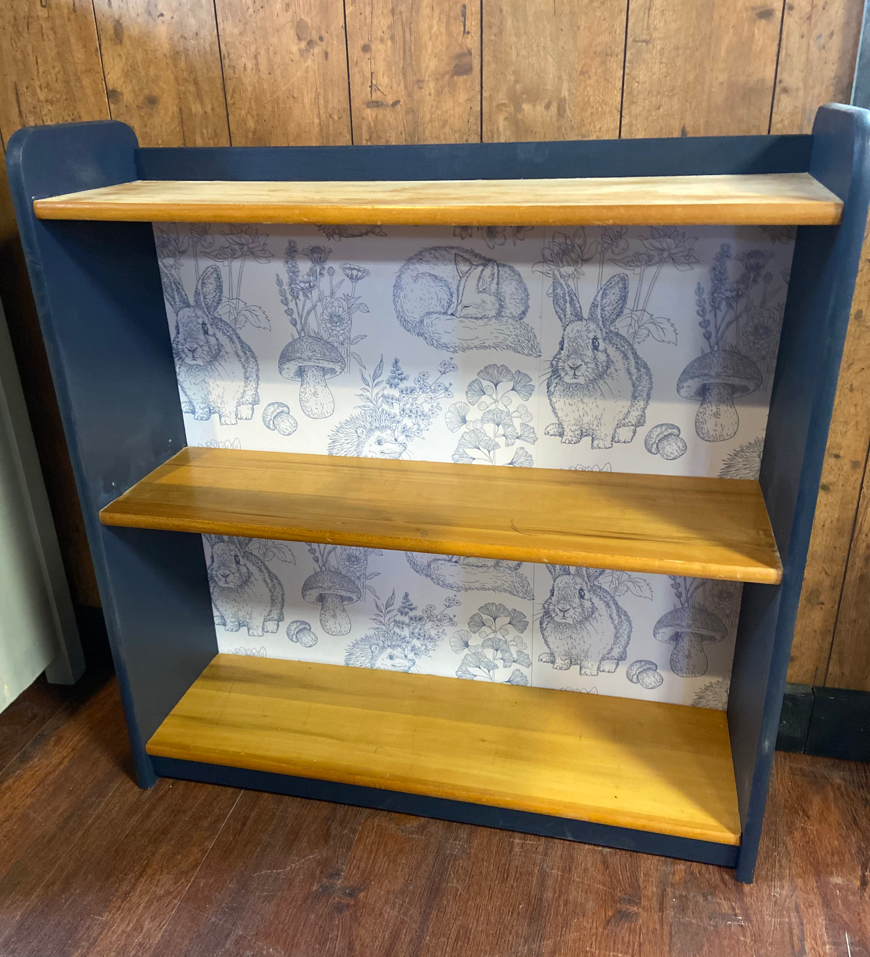 Blue Bookshelf