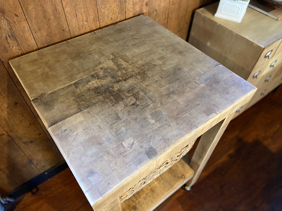 Thumbnail: Butcher Block Cart