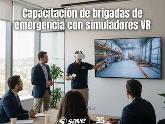 Capacitación de brigadas de emergencia con simuladores VR
