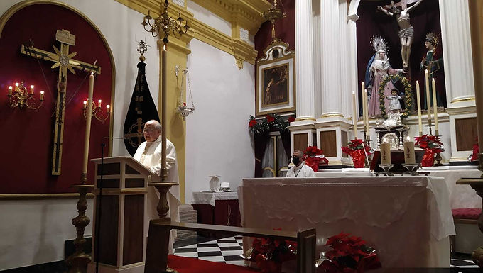 La Capilla acogió la Eucaristía en honor a San Juan Evangelista