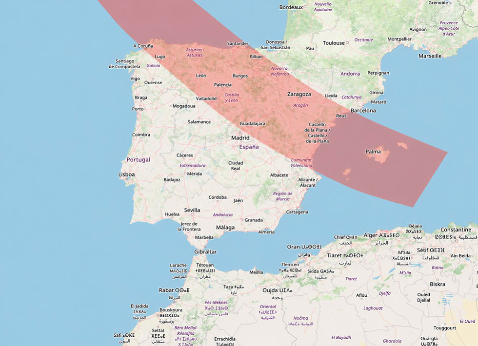 Ciudades desde donde se verá mejor el eclipse solar total de 2026