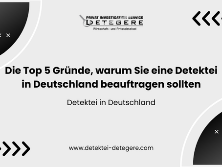 Detektei in Deutschland