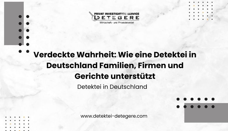 Detektei in Deutschland