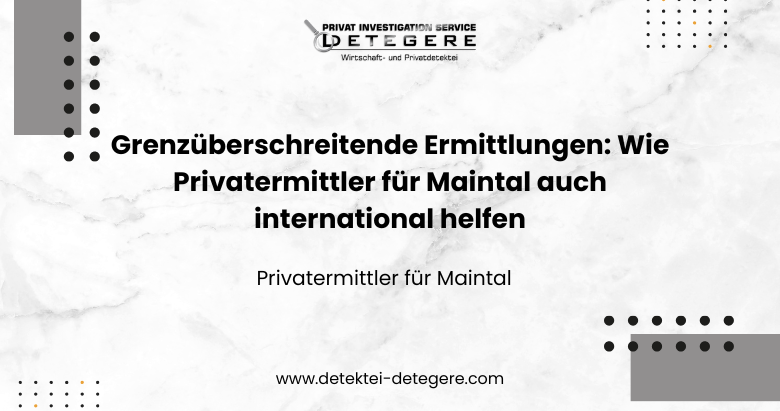 Privatermittler für Maintal