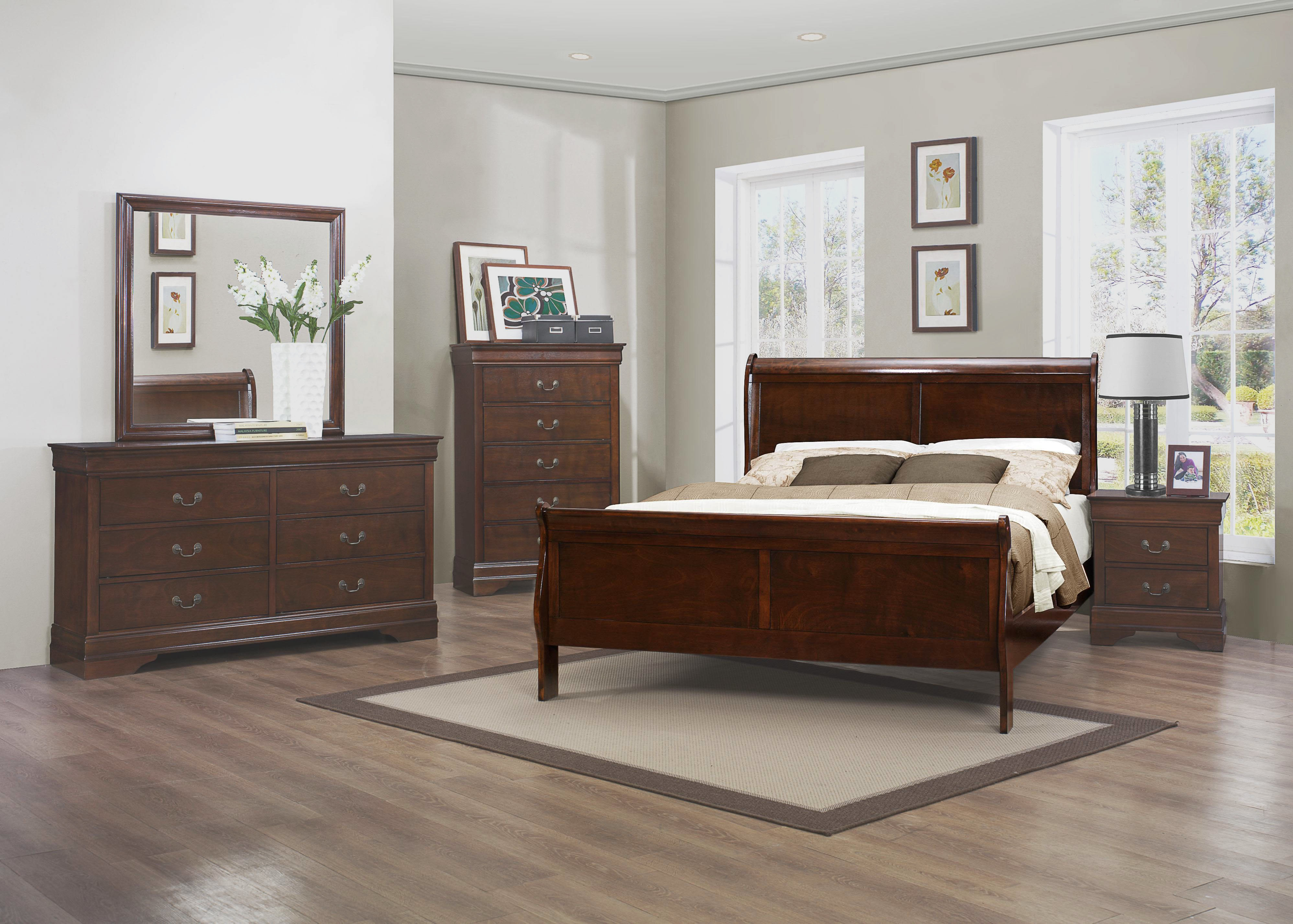 Mayville Collection Sleigh Bed