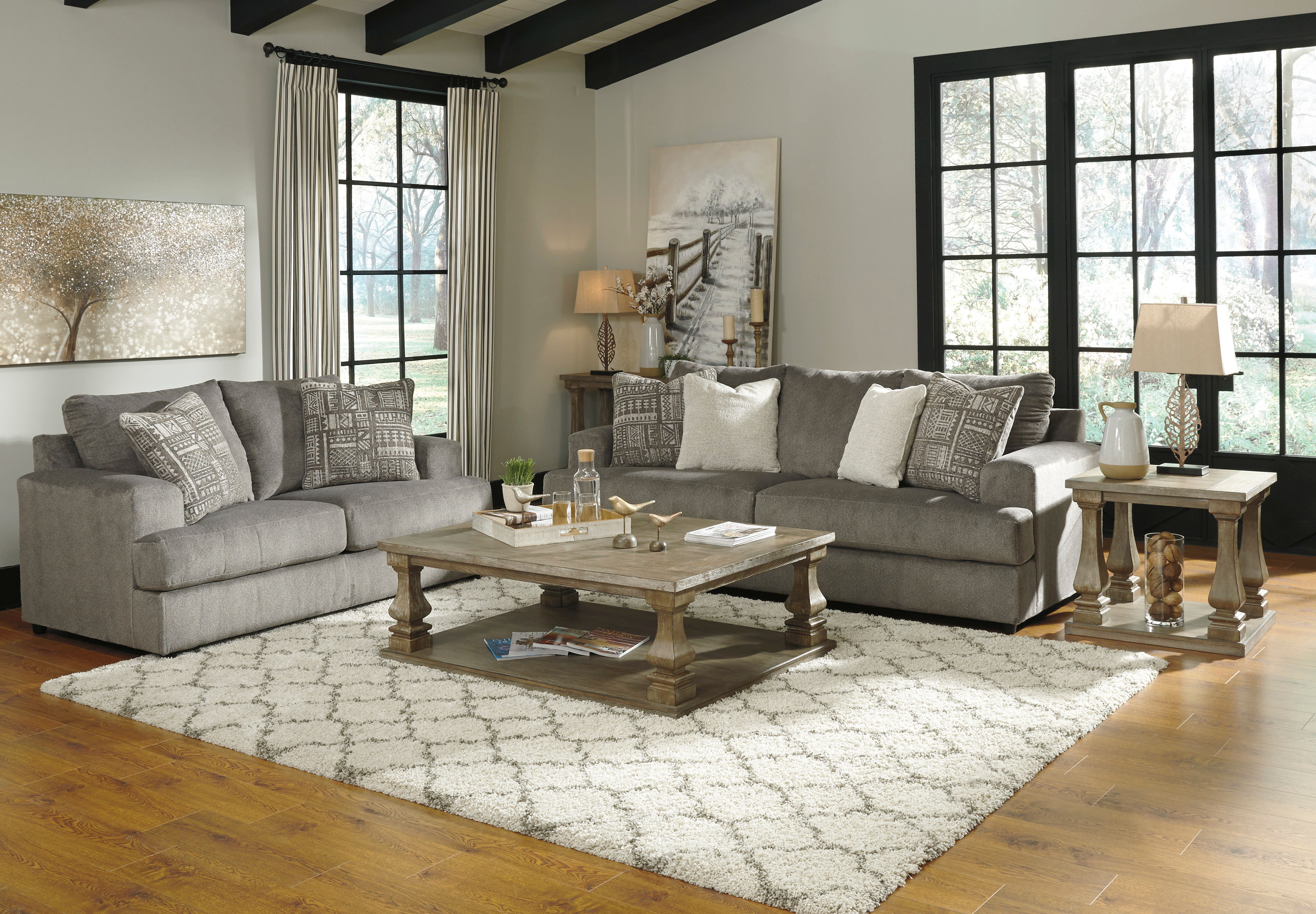 Soletren Ash Sofa & Loveseat