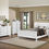 Thumbnail: Mayville White Sleigh Bed