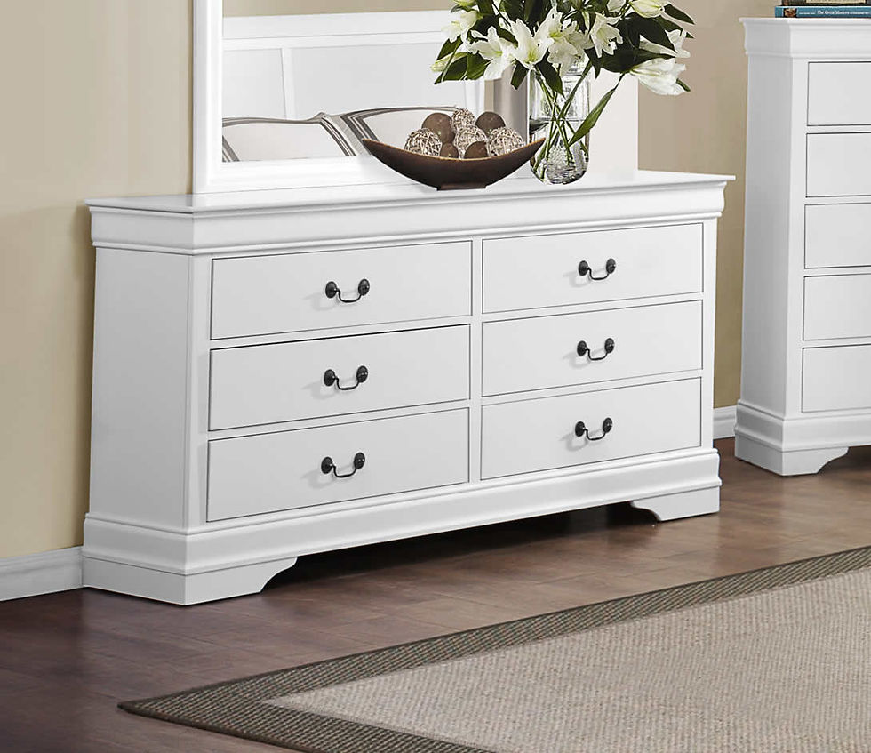 Mayville White Dresser