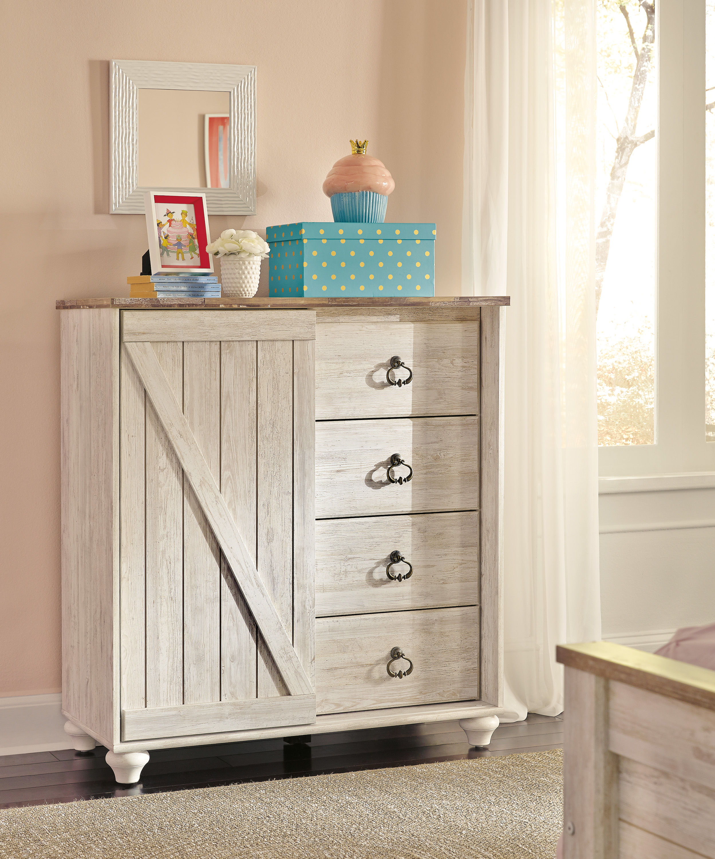 Willowton Sliding Door Chest