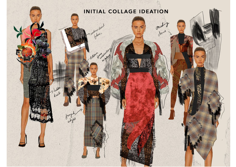 initial collage ideation