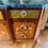 Miniature : Commode De Style Transition en Marqueterie - Dessus Marbre Gris