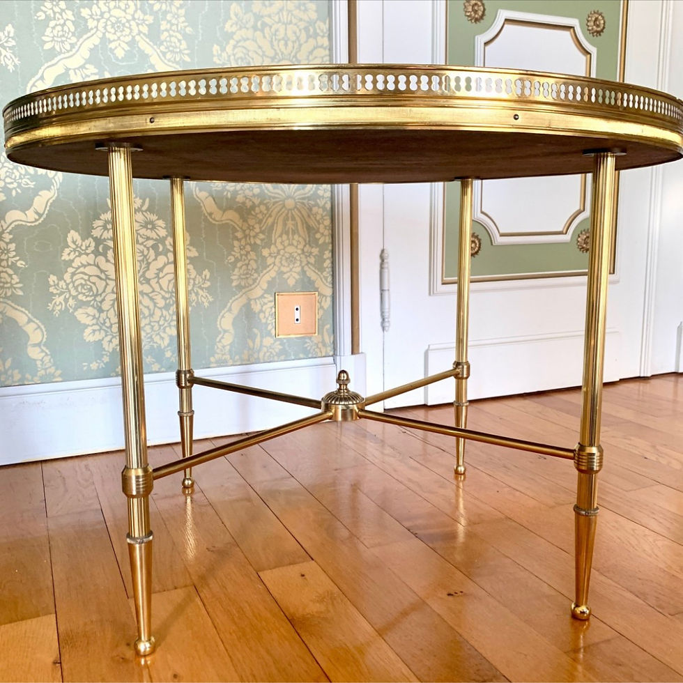 Miniature : Table Basse Ronde Design Années 50/60