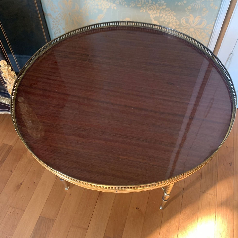 Miniature : Table Basse Ronde Design Années 50/60