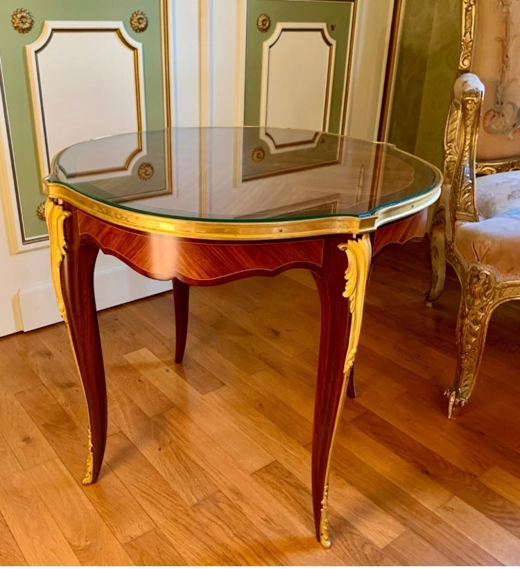 Miniature : Table de salon ou guéridon de style Transition 