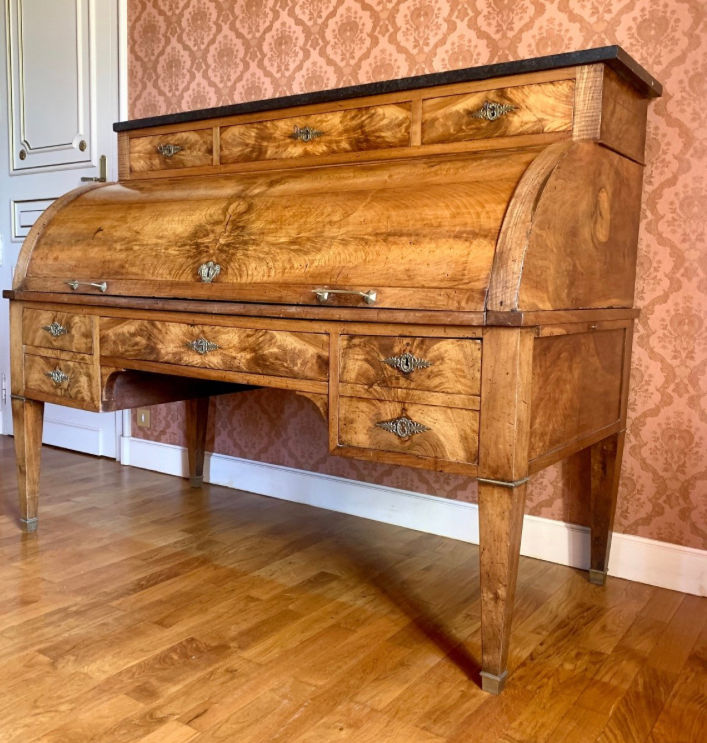 Miniature : Bureau cylindre époque directoire 