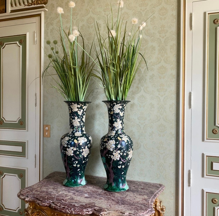 Paire De Vases De Chine - XIXème siècle