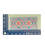 Thumbnail: Small rug, Pink, blue and yellow floral - approx. 80mm x 34mm