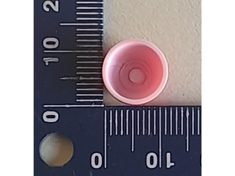 Thumbnail: Small red bowls, white inside, 4pcs, plastic