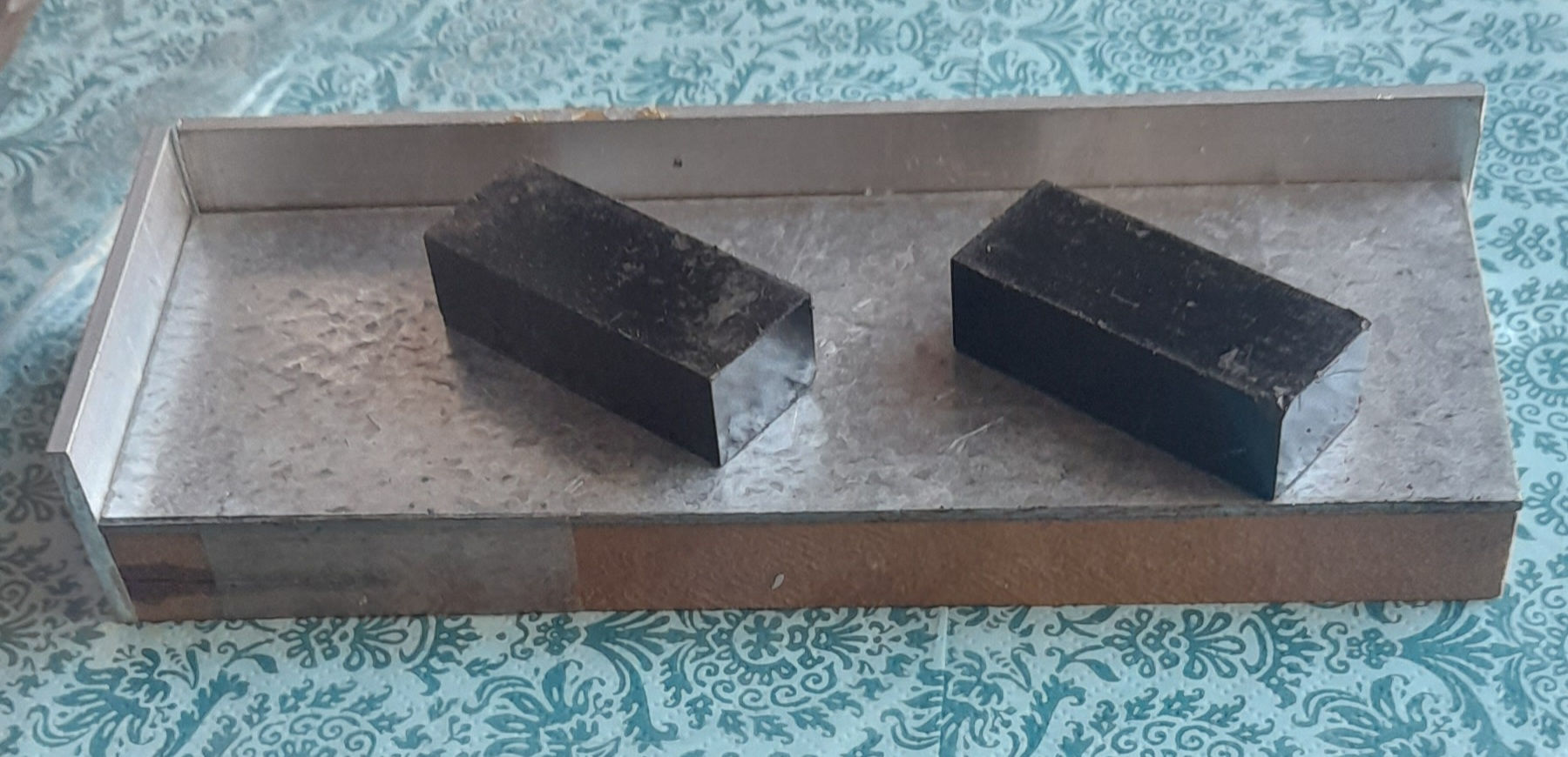 Rectangular magnets for magnetic building board, 2 pcs