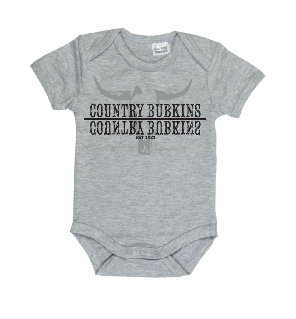 Thumbnail: CB Mirror Short Bodysuit- Black/GreyLogo