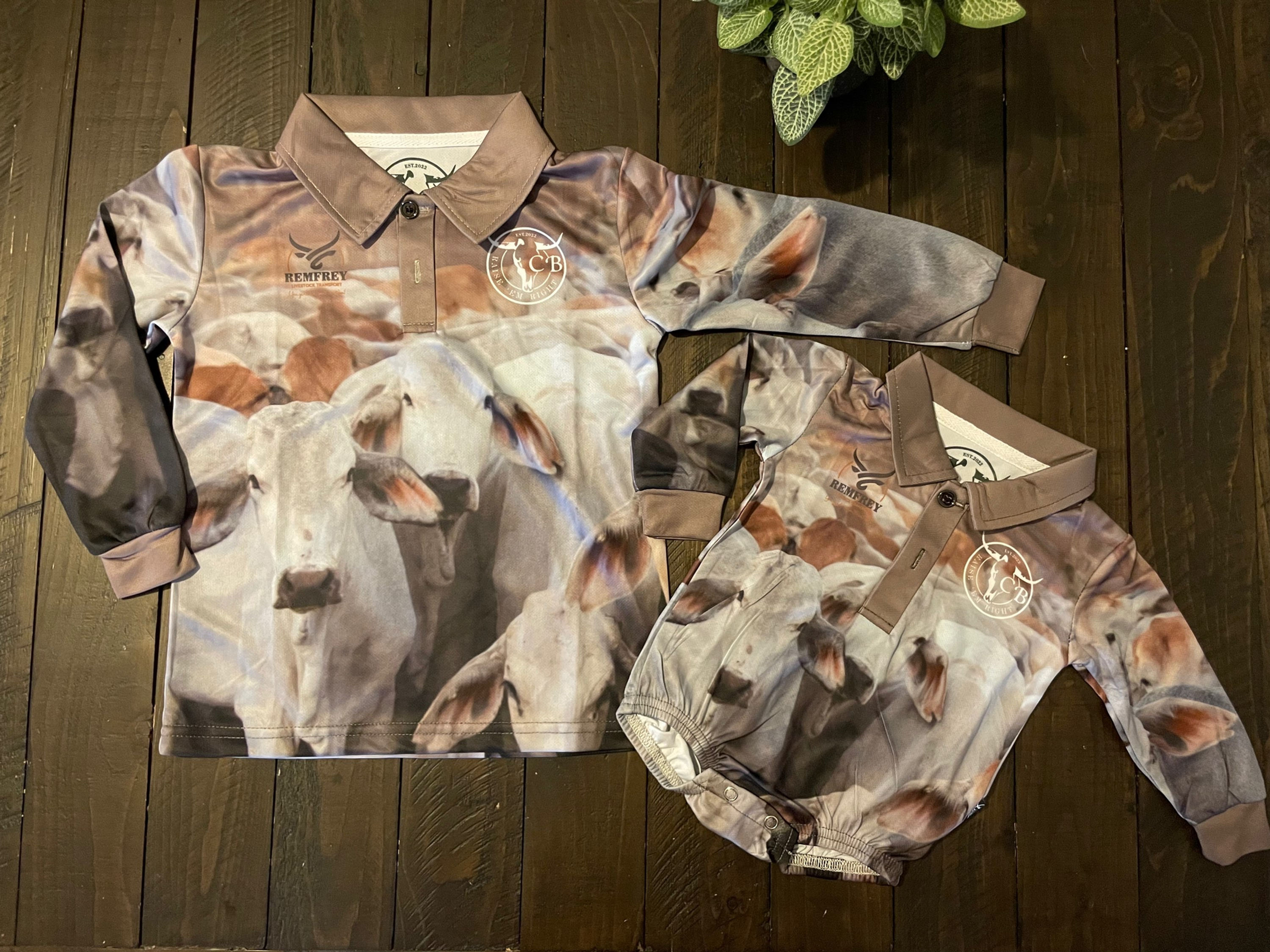 Remfrey Brahman CB Country Fishing Shirt/Romper