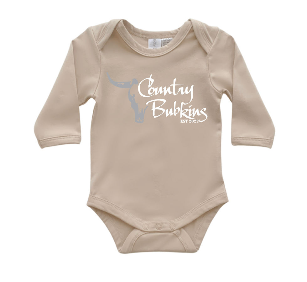 Thumbnail: CB SBS Long Bodysuit- White/Grey Logo