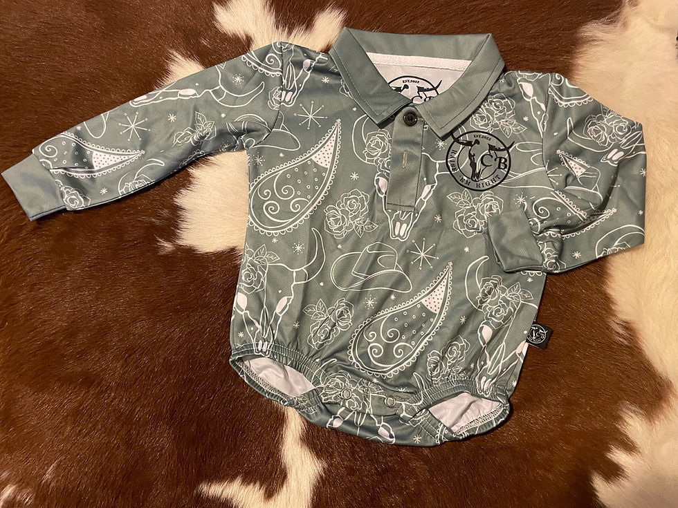 Thumbnail: CLEARANCE** NB Baby Fishing Romper 
