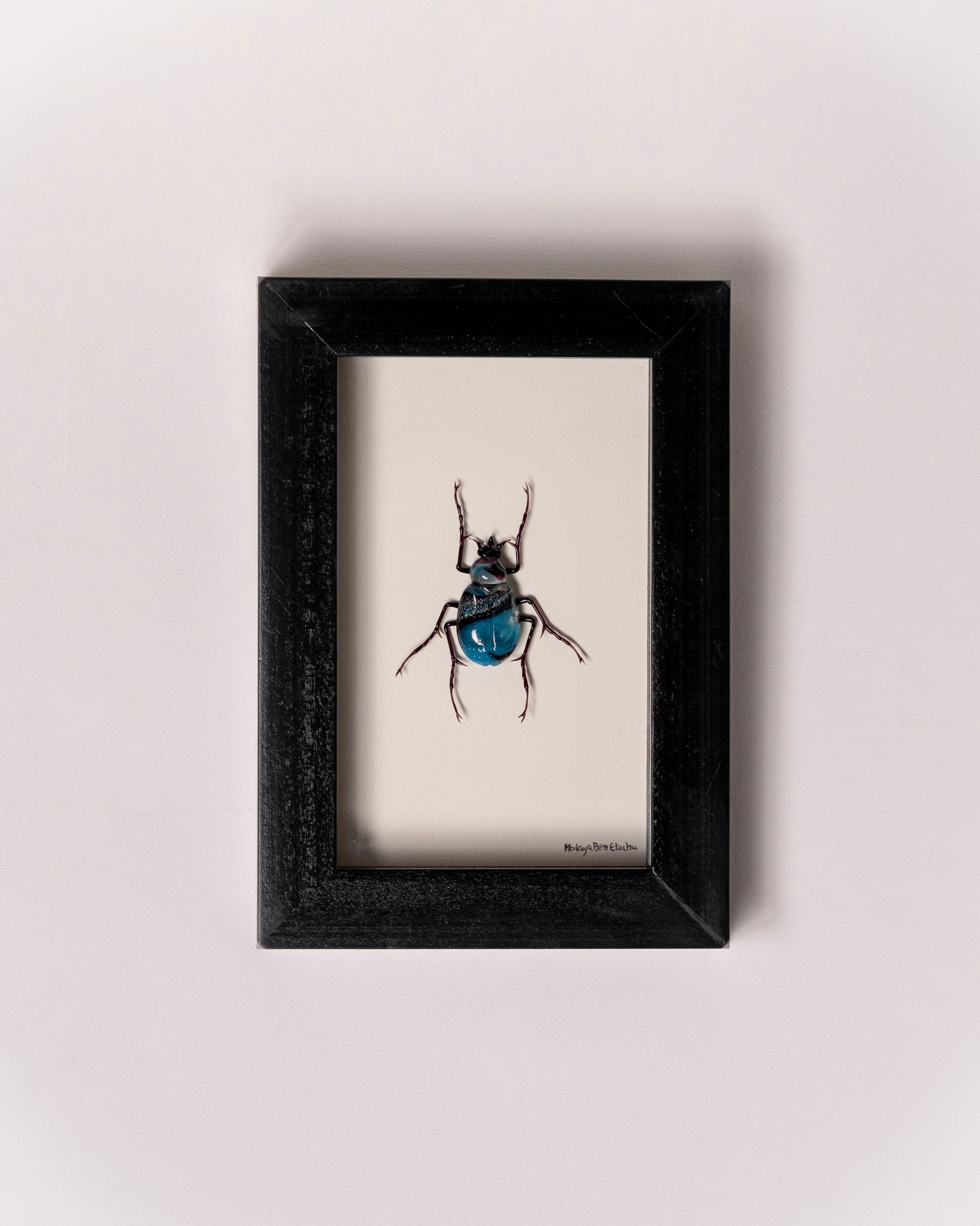 חיפושית מעורבבת במסגרת קטנה