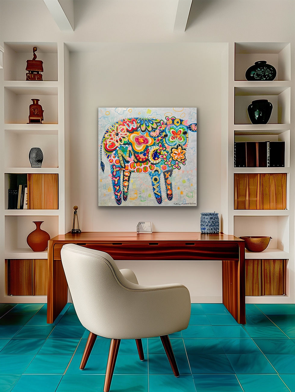 Thumbnail: Graffiti Cow 36x36