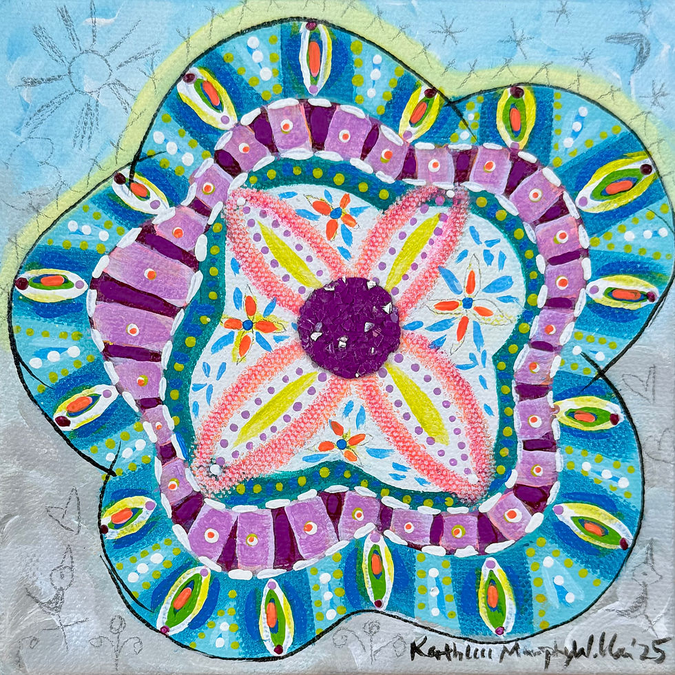 Thumbnail: Blue Flower 6x6