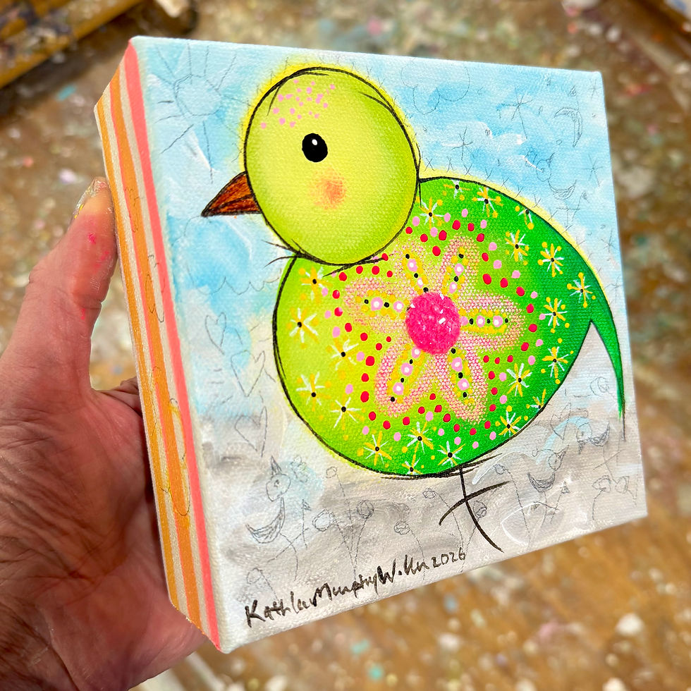 Thumbnail: Green Bird 6x6