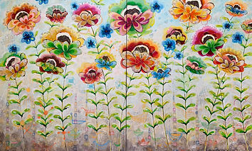 2019 60x96 Textile Flowers With Boats.jpg