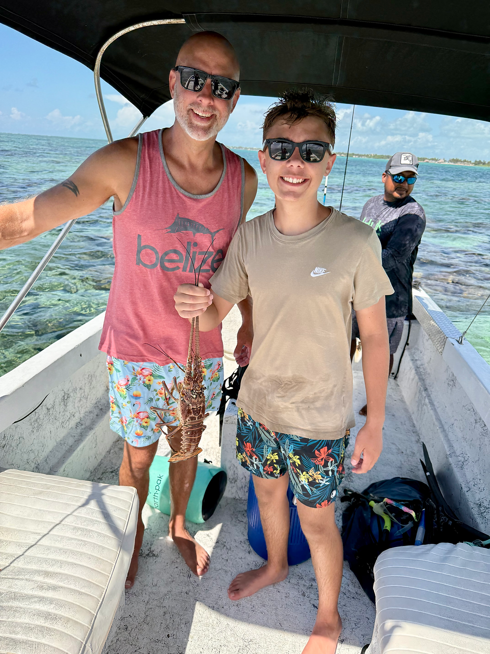 Reef Fishing, Lobster Diving and Beach BBQ excursion with Javier Funsize Tours