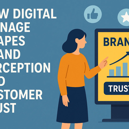 How Digital Signage Shapes Brand Perception and Customer Trust