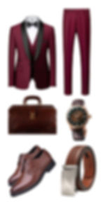 The Burgundy Tuxedo - Style Suit