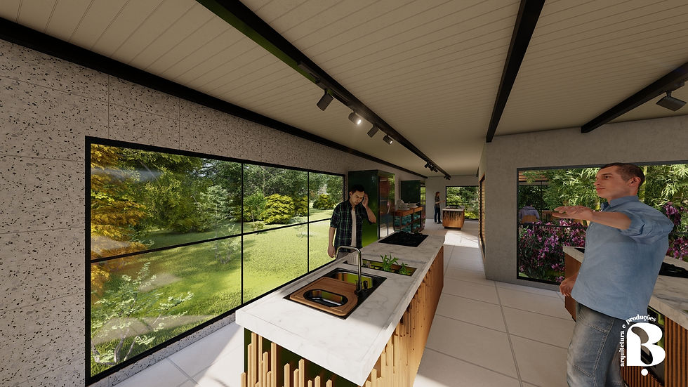 Cozinha - Modelagem 3D