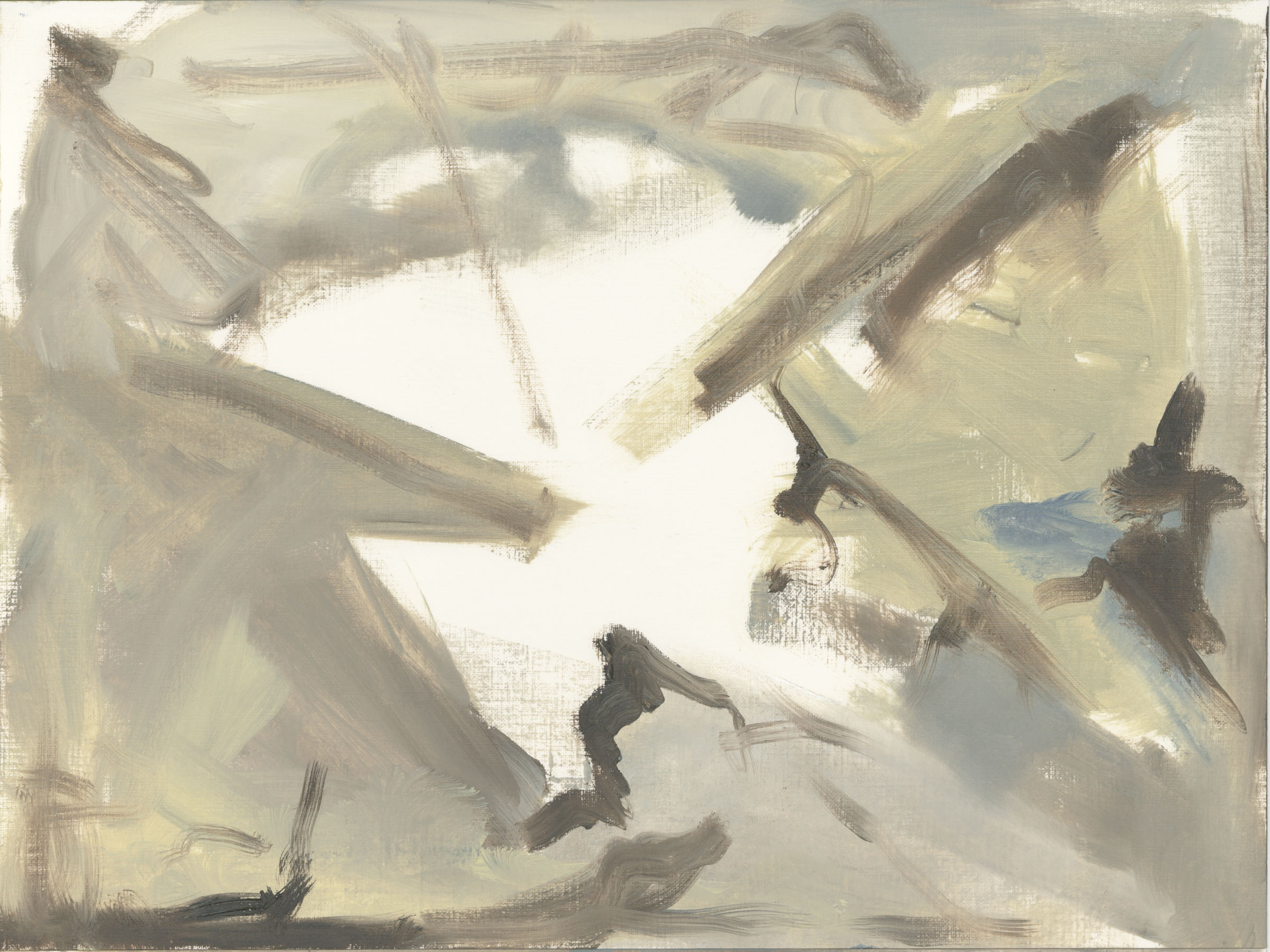 Gestural space 9, Oils